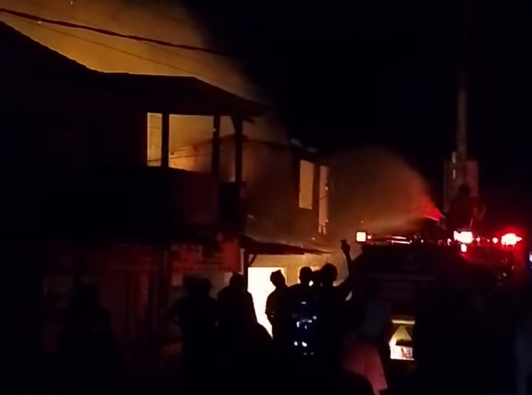 Toko Sembako di Pasar Lampung Timur Terbakar, Kerugian Capai Rp100 Juta
