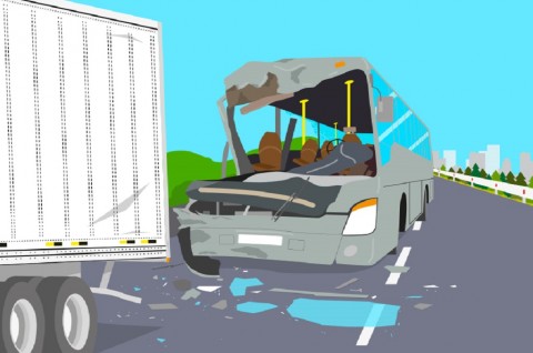 Bus Kelebihan Penumpang Tabrak Truk di Henan, 13 Orang Tewas