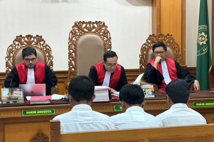 Tiga Pembunuh Mandor di Gianyar Divonis Penjara Seumur Hidup