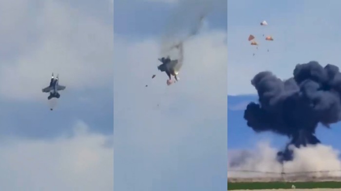 Dua Jet Tempur AS Tabrakan saat Air Show di Idaho