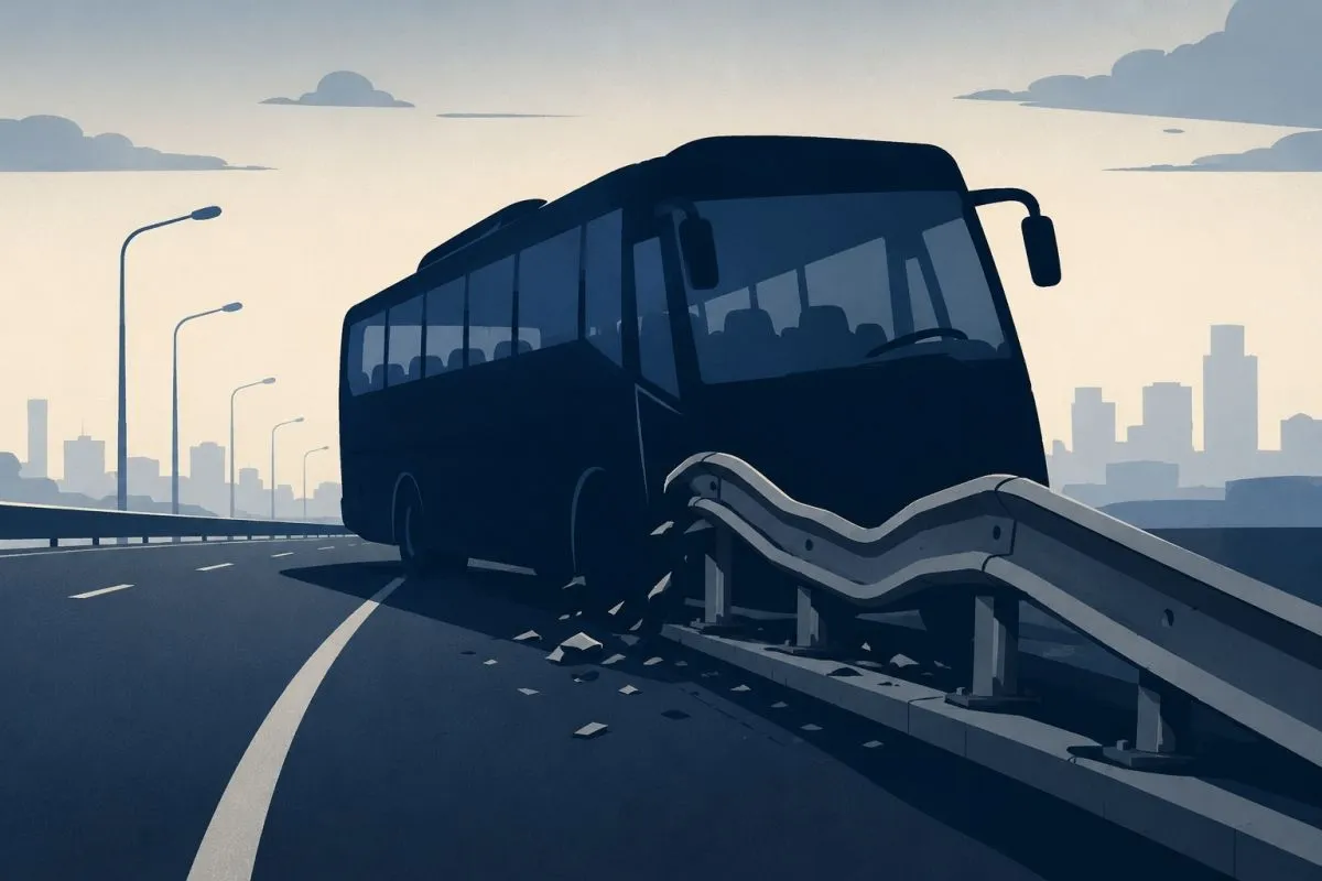 Bus Pelajar Tabrak Pembatas Tol di Fukushima, Satu Siswa Tewas