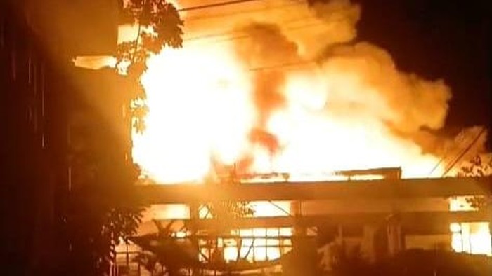 Kantor Bupati Bulungan Terbakar, Ruang Kepala Daerah Hangus Dilalap Api