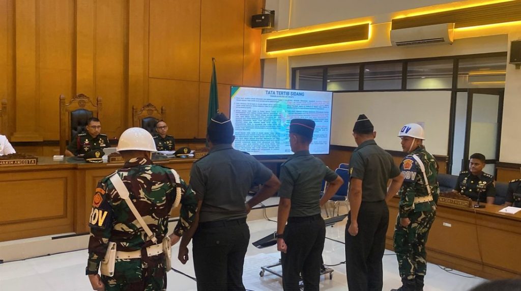 Sidang Pembunuhan Kacab Bank: Prajurit TNI Dituntut 4 hingga 12 Tahun Penjara