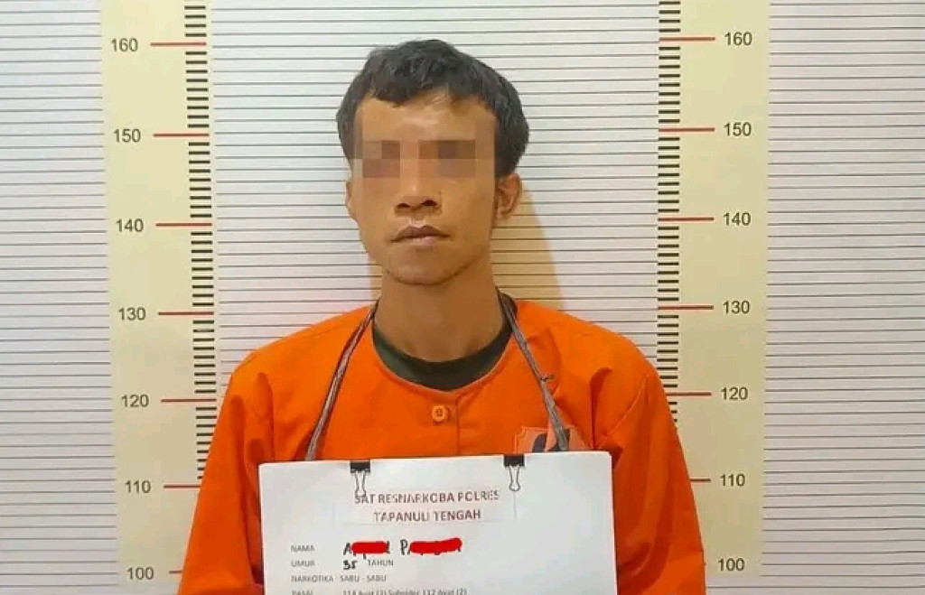 Polisi Tangkap Pengedar Sabu di Tapteng, Sita Barang Bukti 5,77 Gram