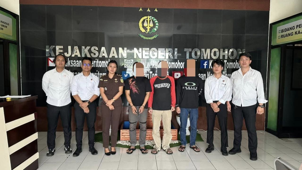Tiga Tersangka PETI di Minahasa Dilimpahkan ke Kejari Tomohon