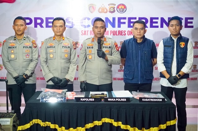Polisi Tangkap Pelaku Penembakan Pemuda OKI Kurang dari 12 Jam