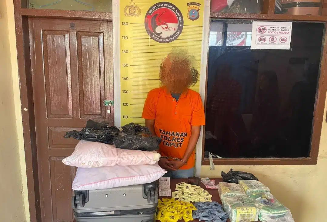 Penyelundupan 8,7 Kg Sabu ke Kalimantan Digagalkan di Bandara Silangit