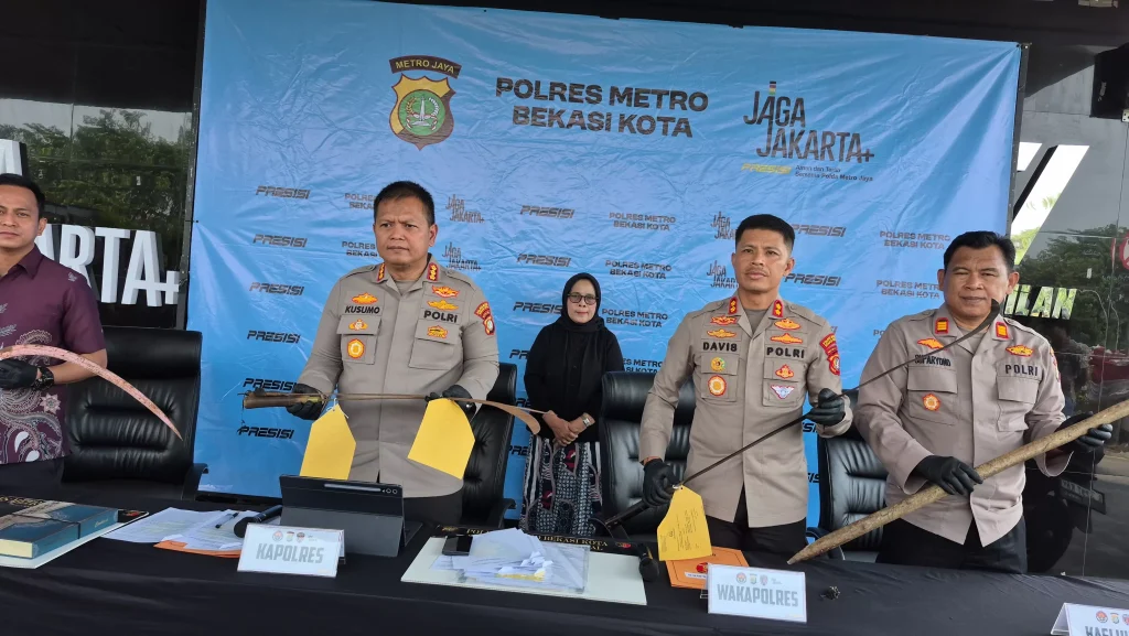Polisi Bekuk 5 Pelaku Pengeroyokan Maut di Bekasi, 2 Buron Diburu