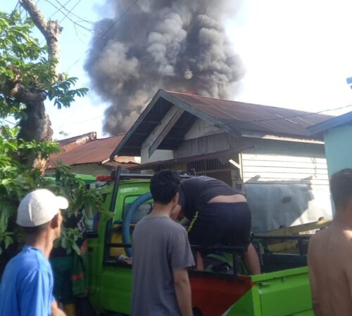 Kebakaran Permukiman di Banjarmasin Berhasil Dipadamkan Sebelum Meluas