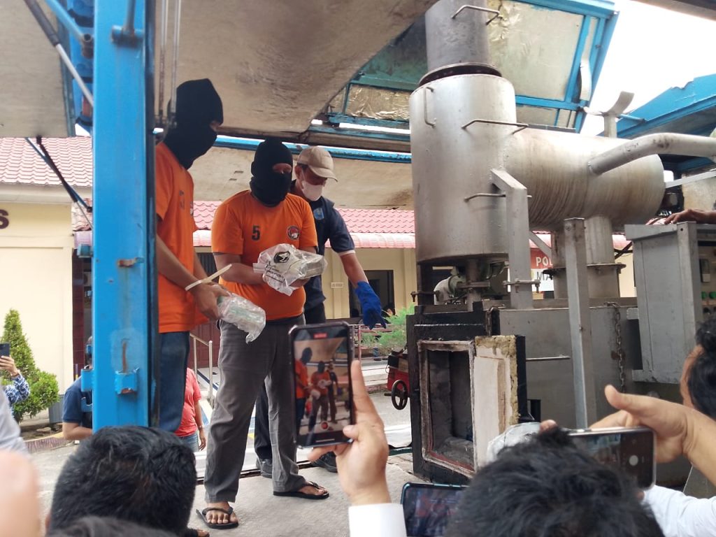 Polres Asahan Gagalkan Peredaran 9 Kg Sabu, 36 Ribu Jiwa Terselamatkan