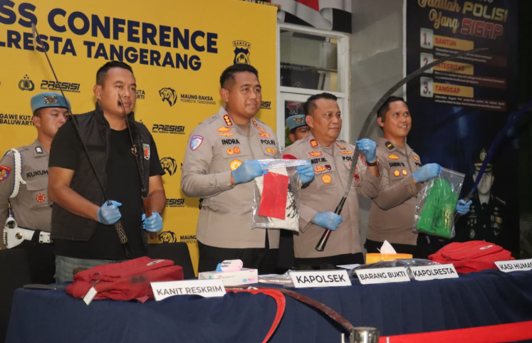 Polisi Tangkap 2 Pelaku Tawuran Maut di Tangerang Kurang dari 24 Jam