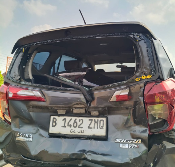 Empat Mobil Tabrakan Beruntun di Tol JORR, Tak Ada Korban Jiwa