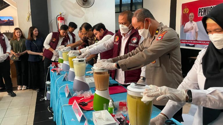 Ditresnarkoba Polda Kalsel Musnahkan Narkoba Senilai Rp11,9 Miliar