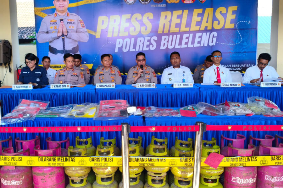 Polisi Bongkar Pengoplosan LPG Subsidi di Buleleng, Pelaku Raup Hampir Rp1 Juta per Hari