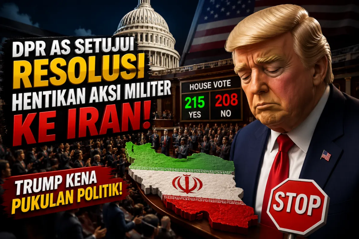 DPR AS Setujui Resolusi Tarik Pasukan dari Iran, Trump Tertekan