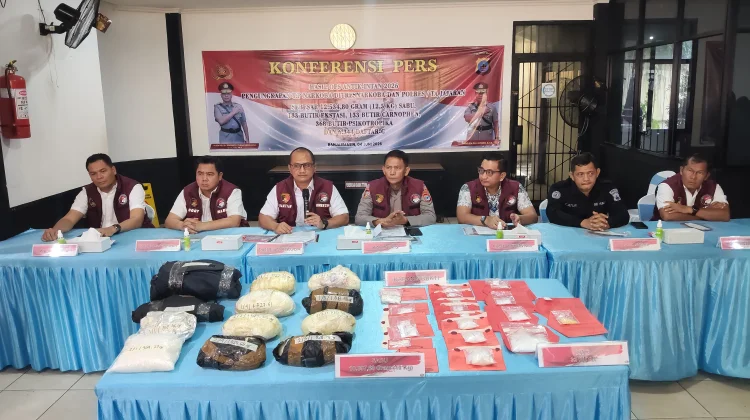 Operasi Antik Intan 2026 Ungkap 285 Kasus Narkoba, 362 Tersangka Ditangkap