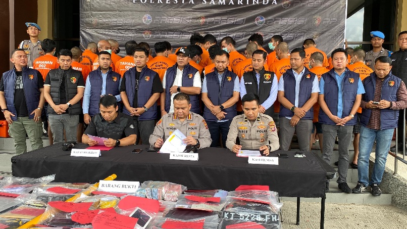Polresta Samarinda Ungkap 37 Kasus Pencurian, Warga Diminta Lebih Waspada
