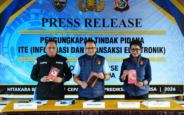 Polda Papua Tahan 3 Tersangka Pemerasan Bermodus Sebar Video Asusila
