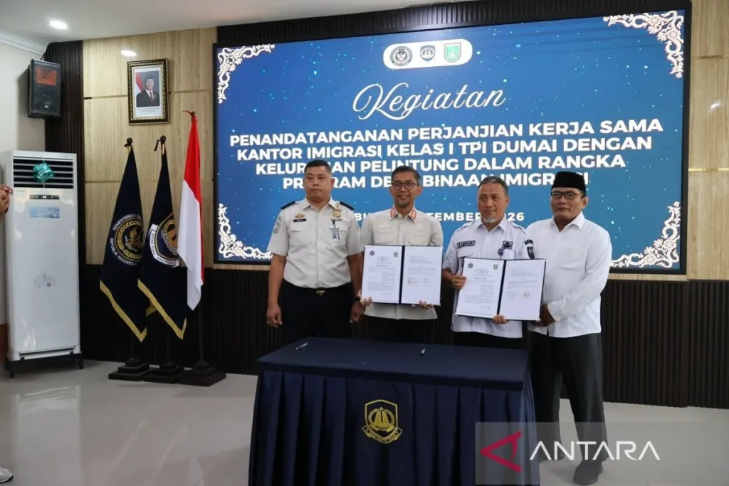 Desa Binaan Imigrasi Dibentuk di Pelintung, Warga Jadi Mata dan Telinga