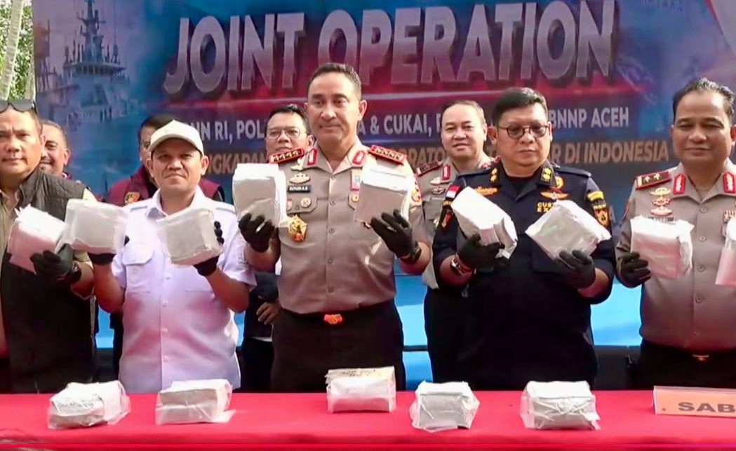 Dugaan Jaringan Narkotika Internasional, Metamfetamin Cair Masuk Banda Aceh