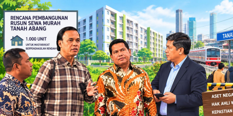 Sengketa Tanah Abang Belum Tuntas, Warga Berpenghasilan Rendah Menanti Rusun