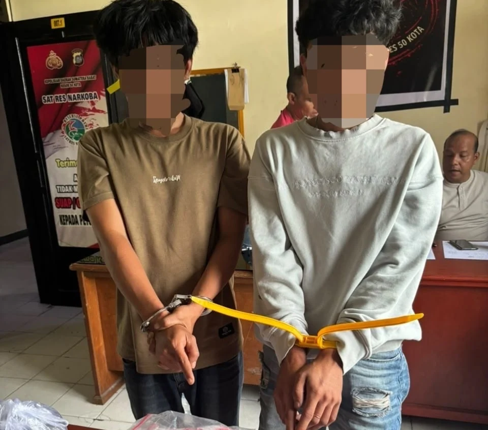 Polres Lima Puluh Kota Amankan Dua Pria dalam Kasus Ganja
