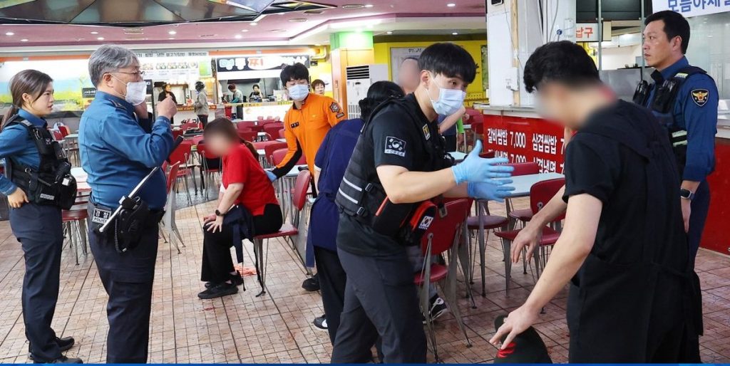 Penikaman di Supermarket Korea Selatan, Satu Korban Henti Jantung