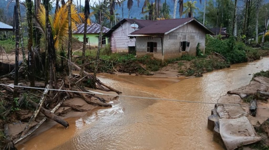 Lima Hektare Lahan Pertanian Terdampak Banjir dan Longsor di Dairi