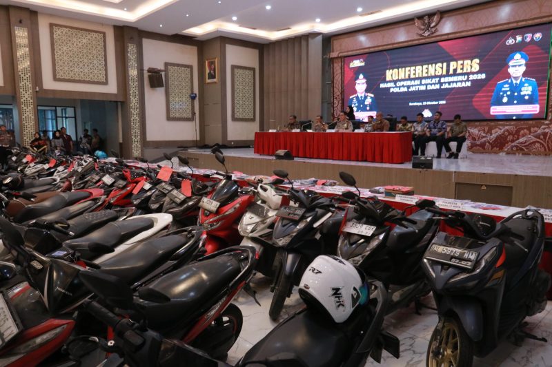 Ribuan Perkara Terungkap, Curat Jadi Kejahatan Terbanyak di Jawa Timur