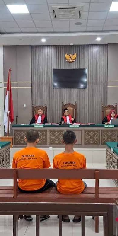 Kasus Bendera Merah Putih dan Pembakaran Motor Disidangkan di Banda Aceh