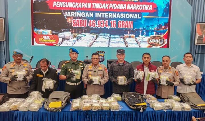 Prajurit TNI Ditangkap dalam Kasus Sabu 46,9 Kilogram di Riau